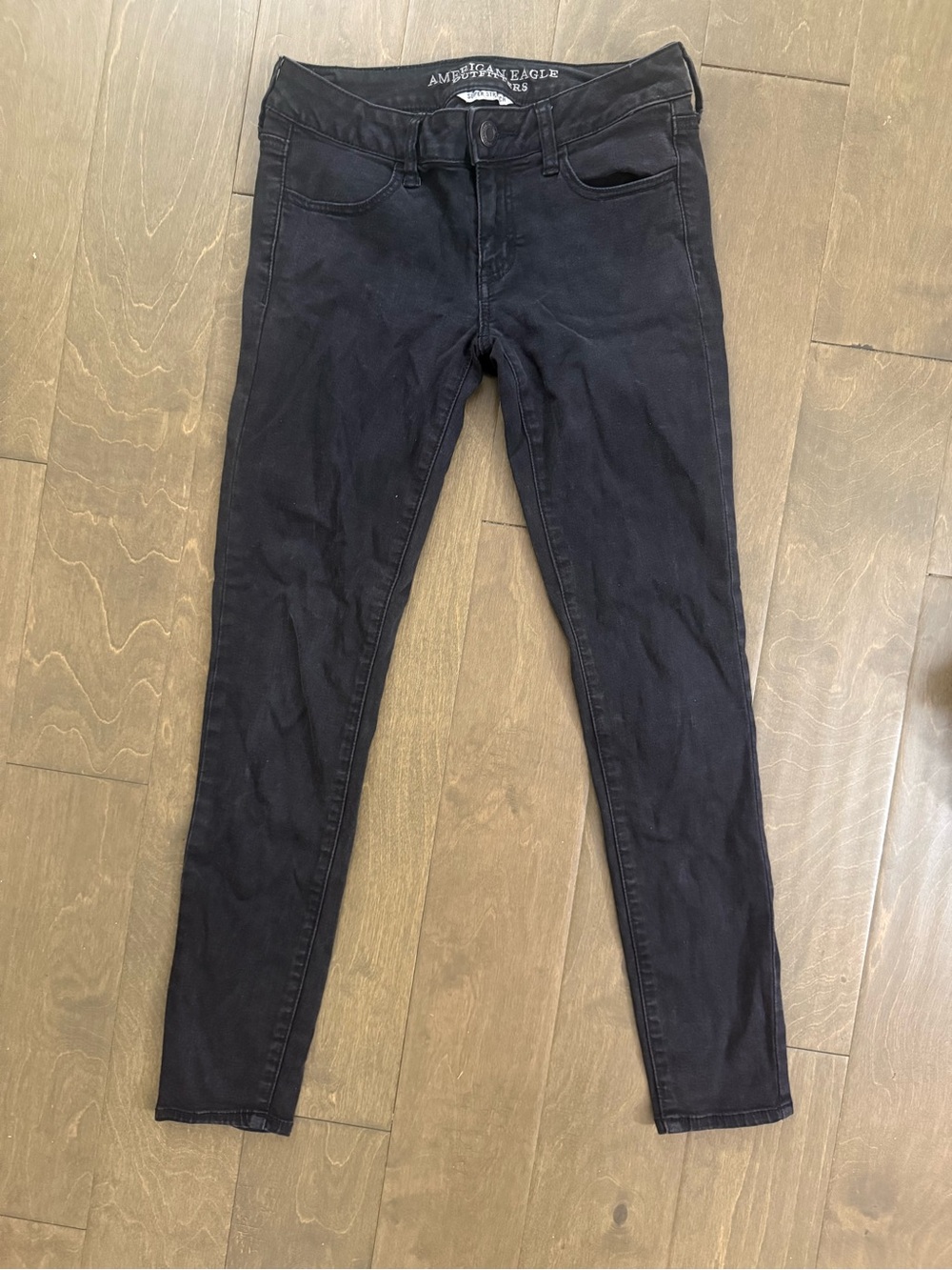 American Eagle Outfitters Black Skinny Jeans - Women's Stretch Denim